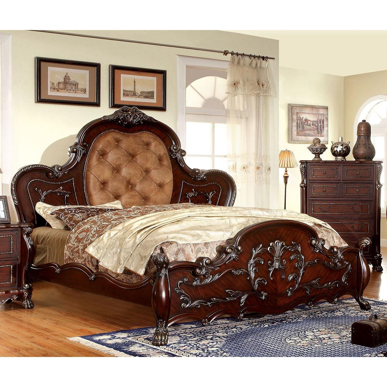  Furniture of America Castlewood California King Platform Bed CM7299CK-BED IMAGE 1