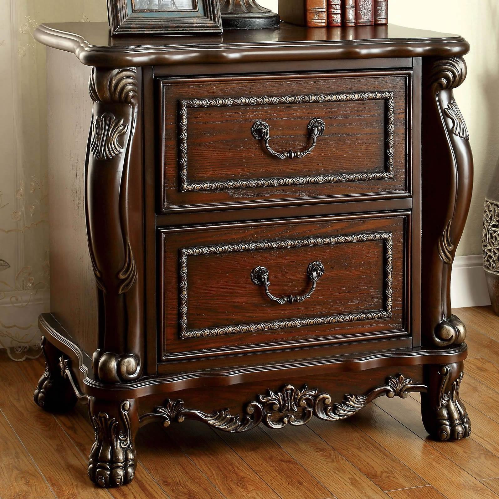  Furniture of America Castlewood 2-Drawer Nightstand CM7299N IMAGE 1