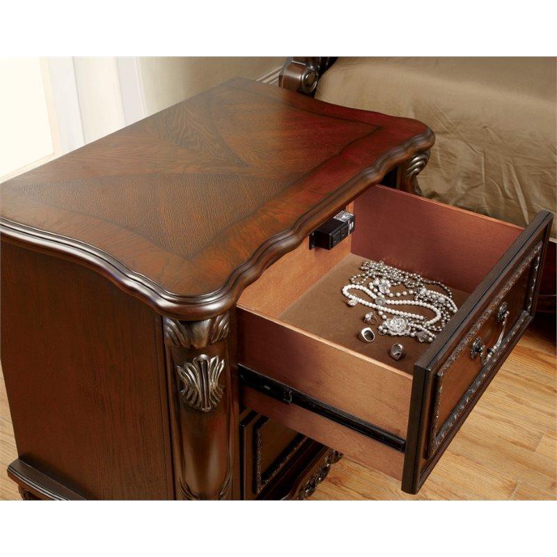  Furniture of America Castlewood 2-Drawer Nightstand CM7299N IMAGE 2