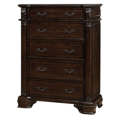  Furniture of America Edinburgh 5-Drawer Chest CM7671C IMAGE 1