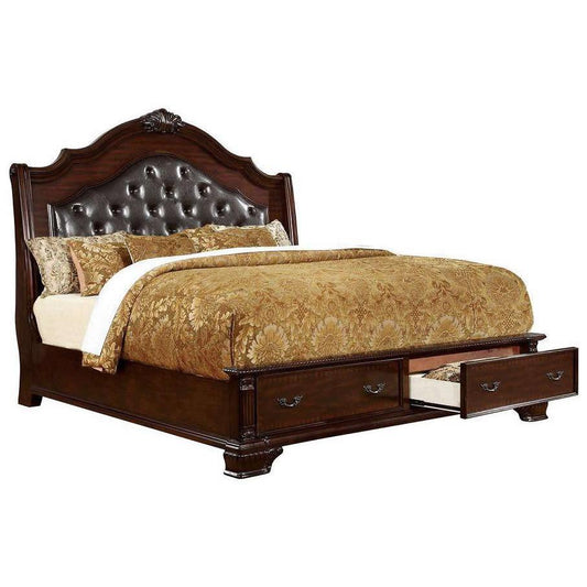  Furniture of America Edinburg California King Panel Bed CM7672CK-BED IMAGE 1