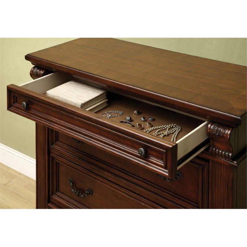  Furniture of America Esperia 5-Drawer Chest CM7711C IMAGE 2