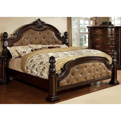  Furniture of America Monte Vista I California King Poster Bed CM7296DA-CK-BED IMAGE 1