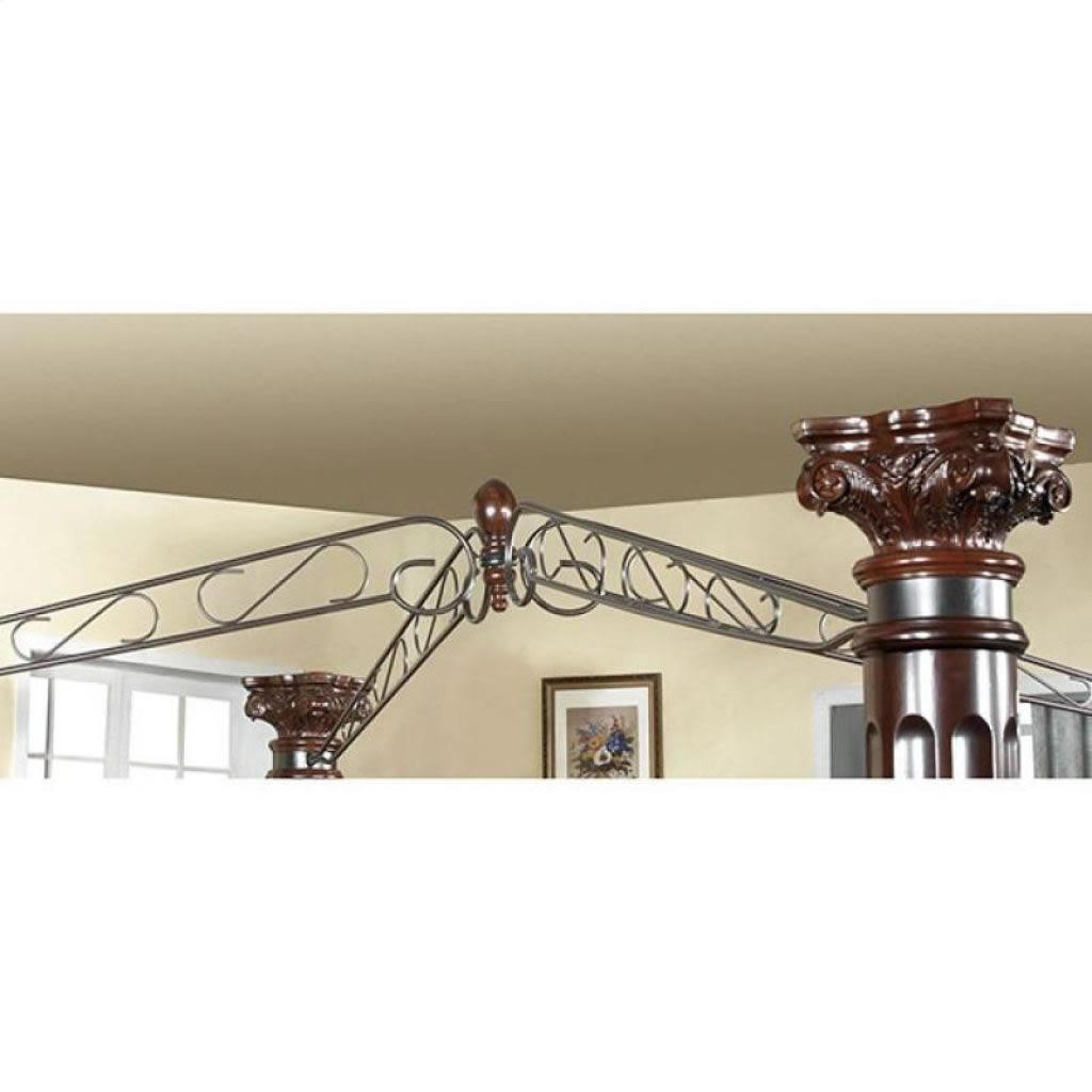  Furniture of America Mandalay Califonia King Poster Canopy Bed CM7271CK-BED IMAGE 2