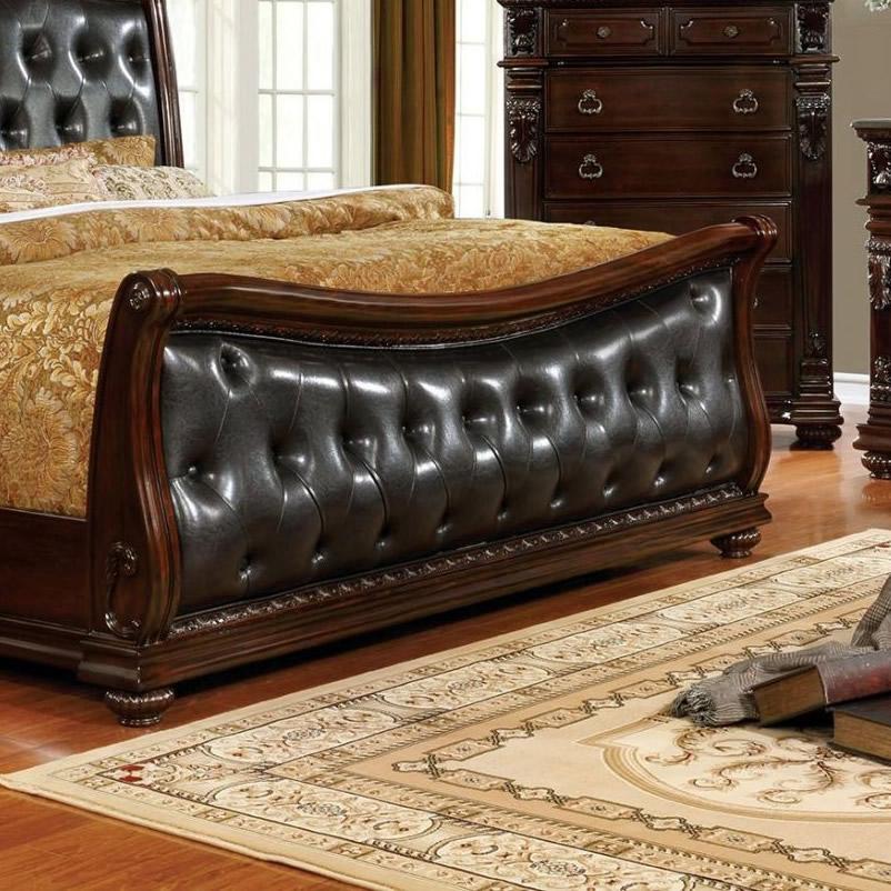  Furniture of America Fort Worth Queen Sleigh Bed CM7858Q-BED IMAGE 4