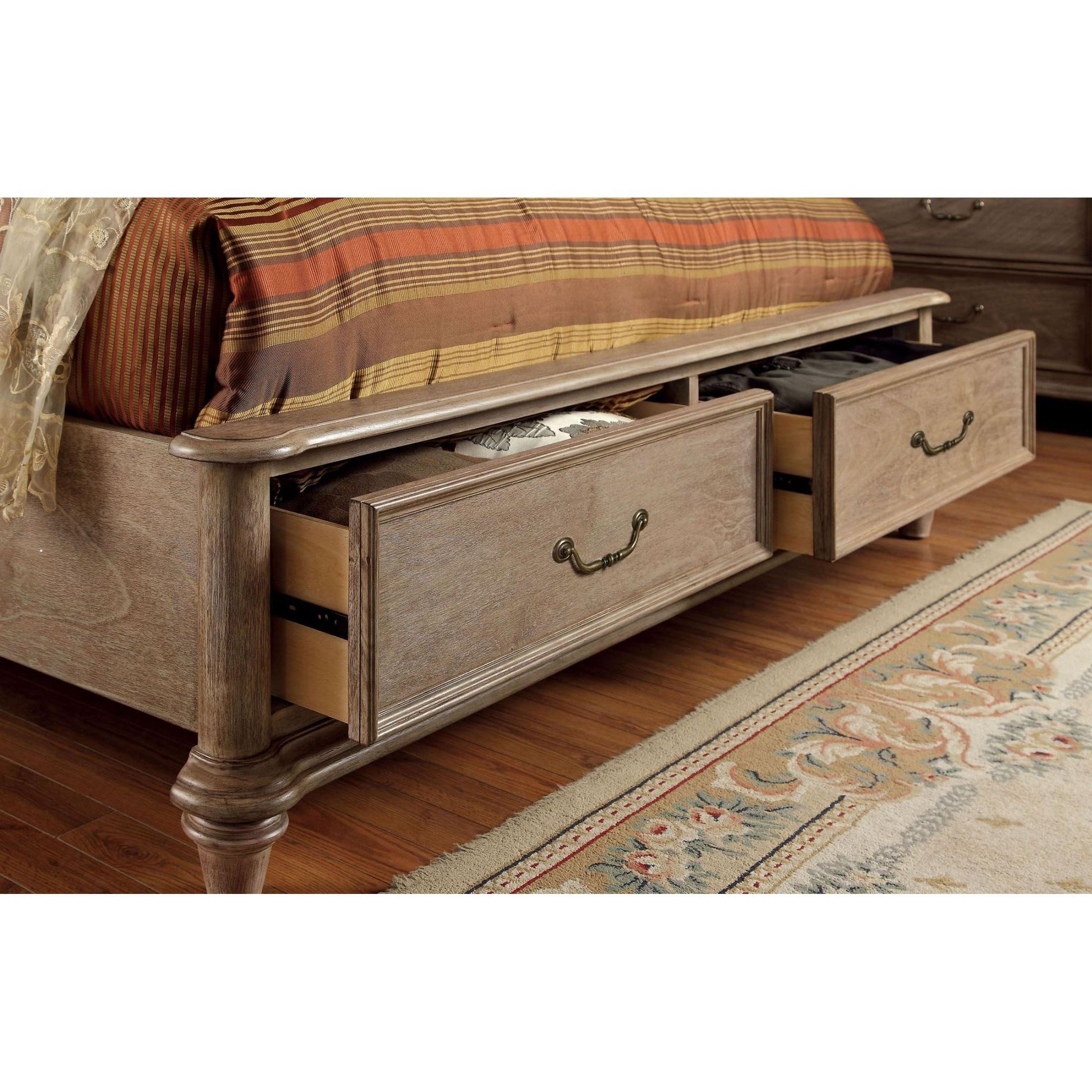  Furniture of America Belgrade I California King Panel Bed with Storage CM7613CK-BED IMAGE 2