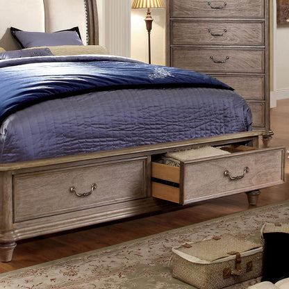  Furniture of America Belgrade I California King Upholstered Panel Bed with Storage CM7614CK-BED IMAGE 2