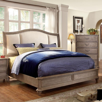  Furniture of America Belgrade II King Upholstered Panel Bed CM7612EK-BED IMAGE 1