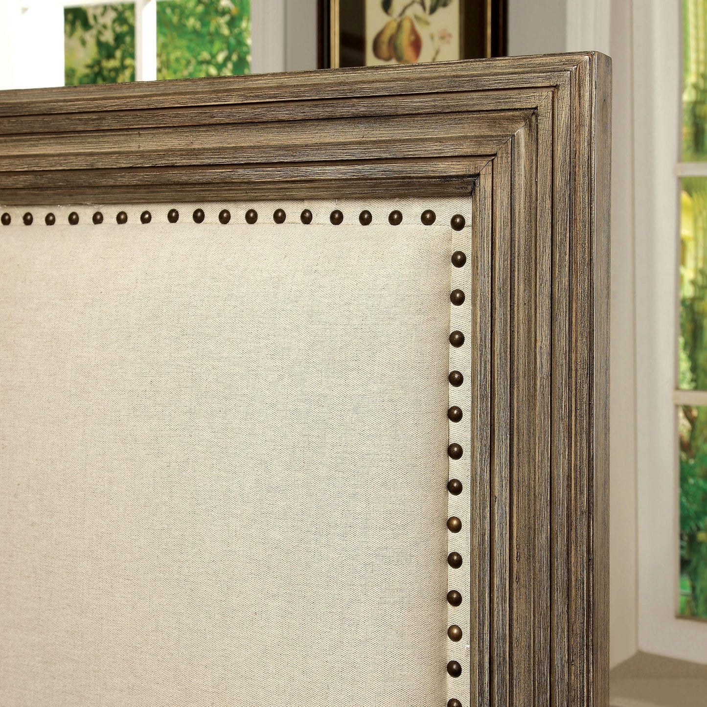  Furniture of America Antler Queen Upholstered Panel Bed CM7615Q-BED IMAGE 2