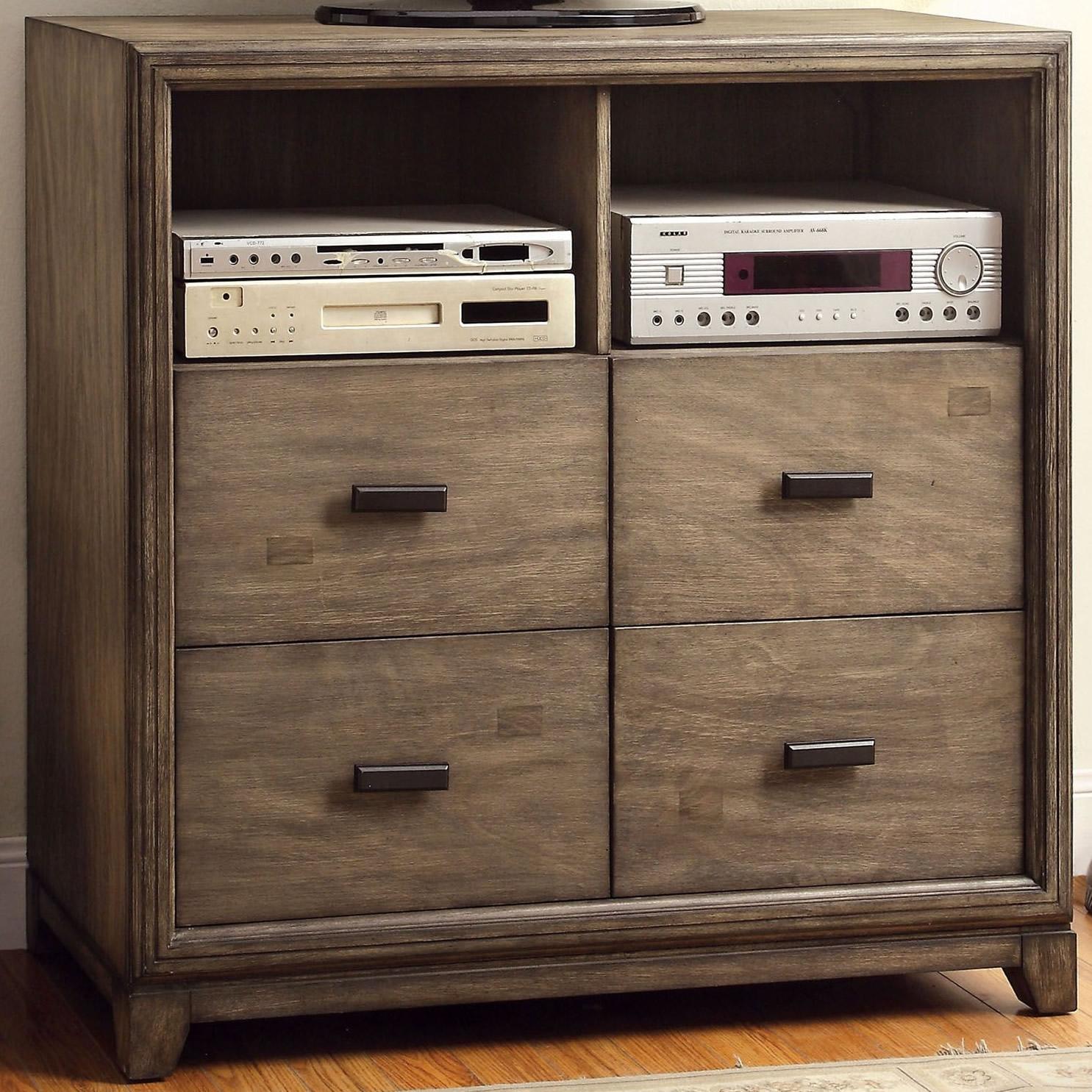  Furniture of America Antler 4-Drawer Media Chest CM7615TV IMAGE 1