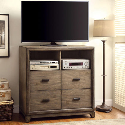  Furniture of America Antler 4-Drawer Media Chest CM7615TV IMAGE 2