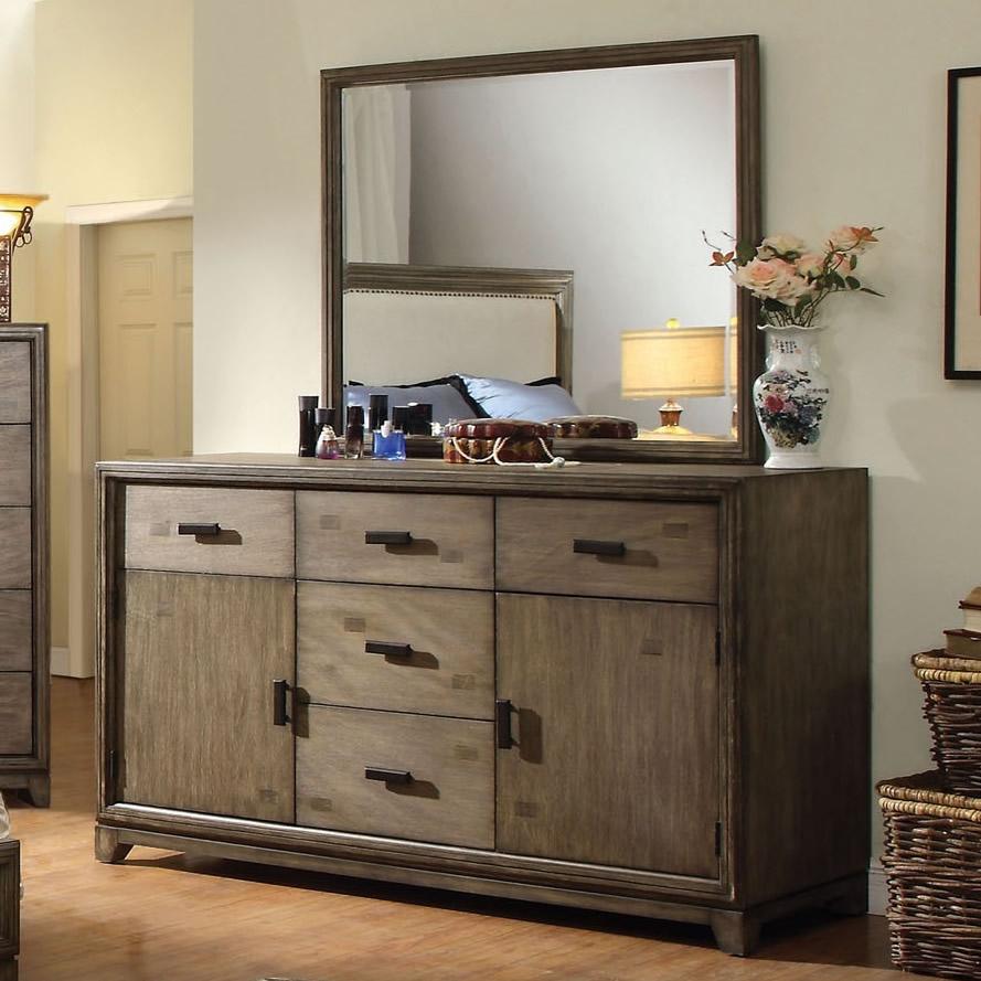  Furniture of America Antler 5-Drawer Dresser CM7615D IMAGE 2