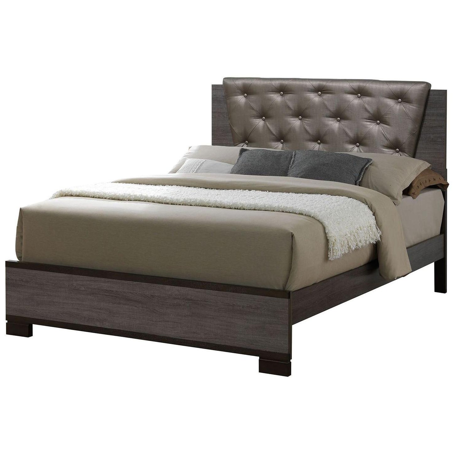  Furniture of America Manvel California King Panel Bed CM7867CK-BED IMAGE 1
