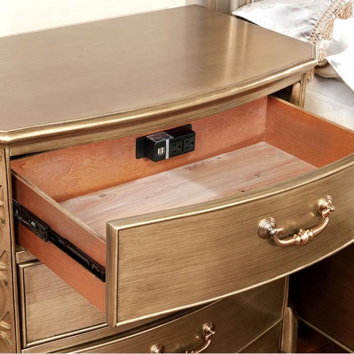 Furniture of America Capella 3-Drawer Nightstand CM7432N IMAGE 6
