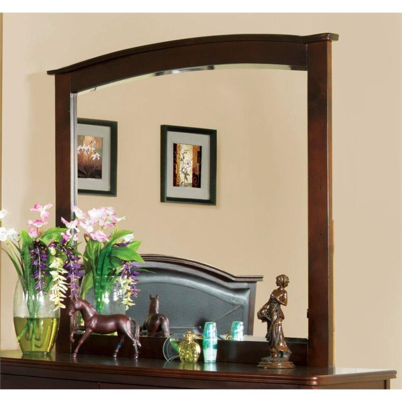  Furniture of America Crest View Dresser Mirror CM7599M IMAGE 1
