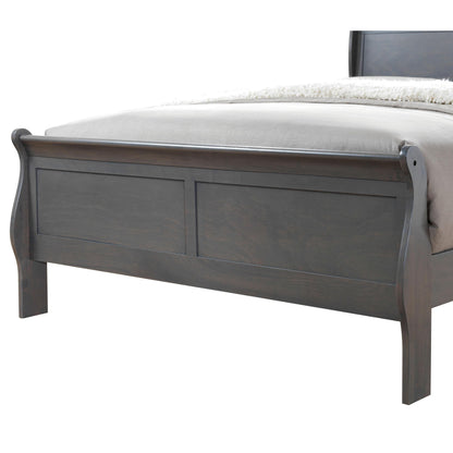  Furniture of America Louis Philippe III California King Sleigh Bed CM7866GY-CK-BED IMAGE 3