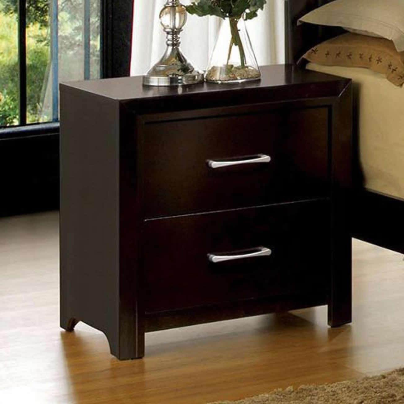  Furniture of America Janine 2-Drawer Nightstand CM7868N IMAGE 2