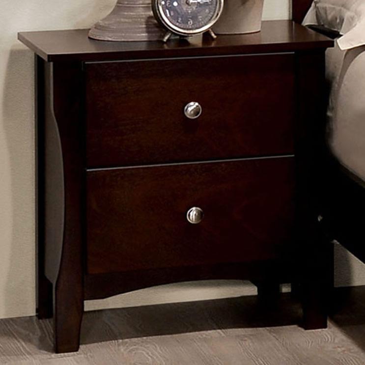  Furniture of America Riggins 2-Drawer Nightstand CM7070N IMAGE 2