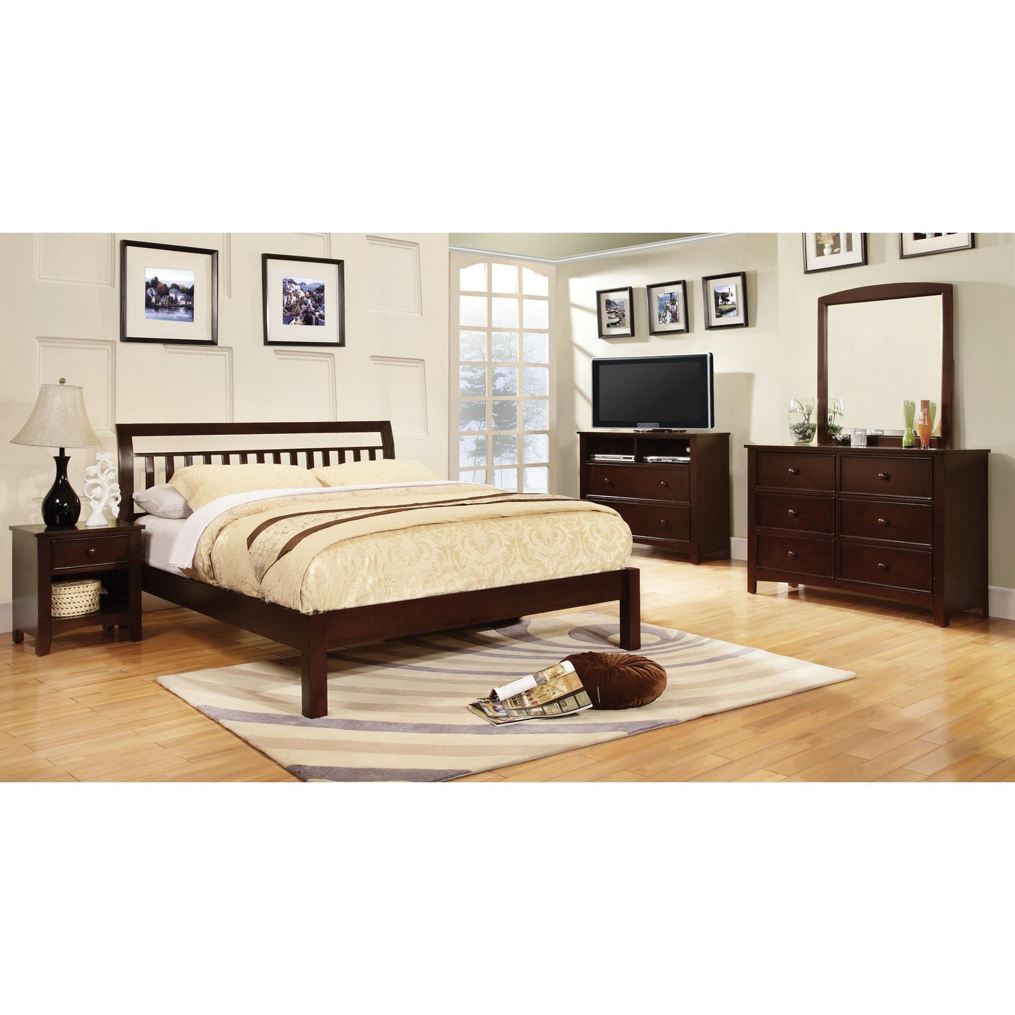  Furniture of America Corry California King Bed CM7923EX-CK-BED IMAGE 2