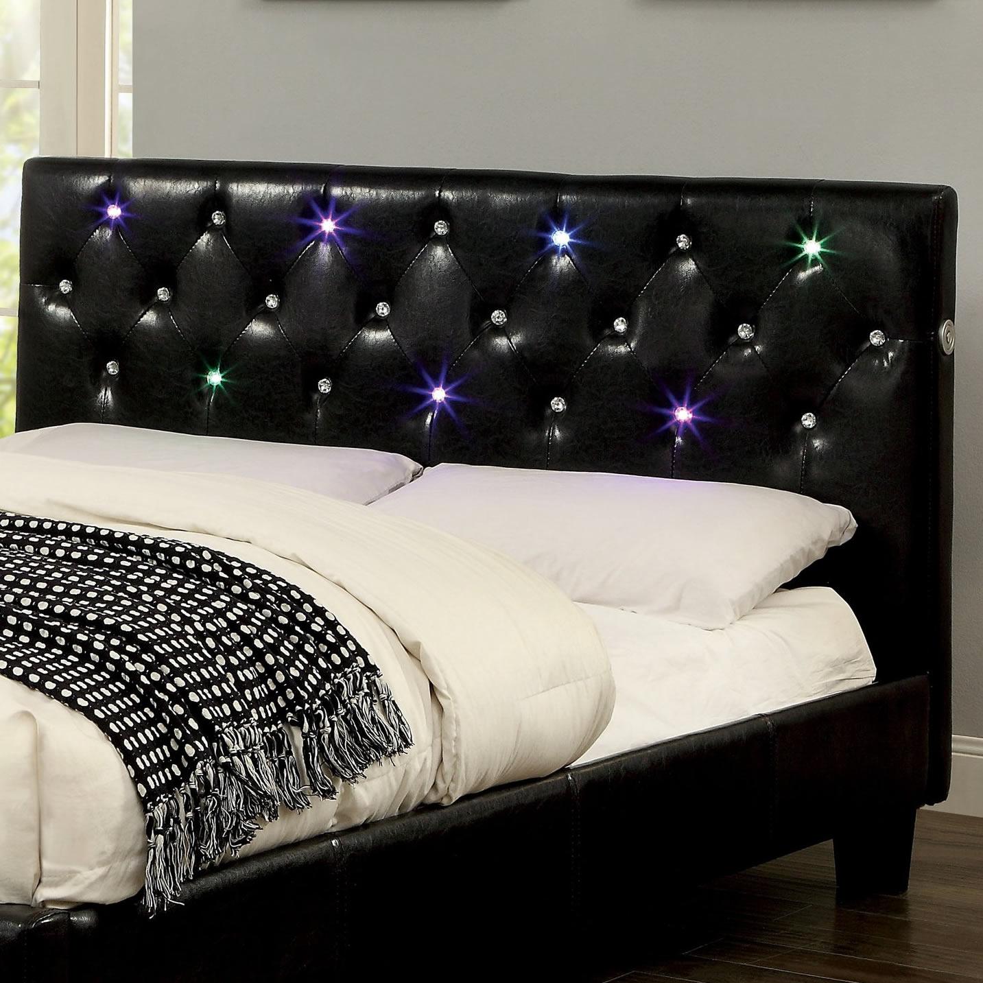  Furniture of America Azaleh Full Upholstered Panel Bed CM7431F-BED IMAGE 2