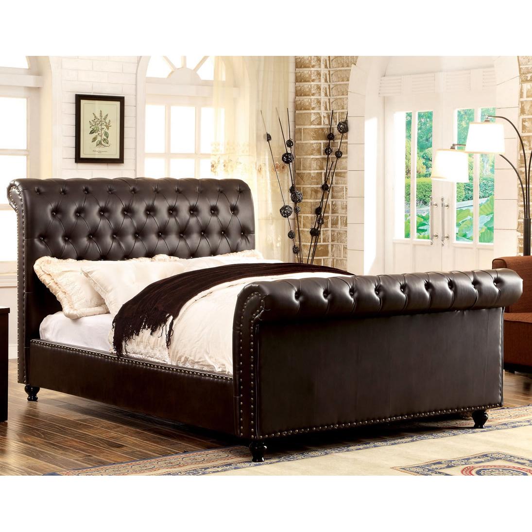 Furniture of America Bennett King Bed CM7603BR-EK-BED IMAGE 1