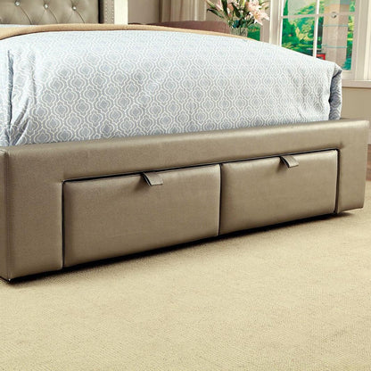  Furniture of America Corina Queen Upholstered Panel Bed CM7180Q-BED IMAGE 3