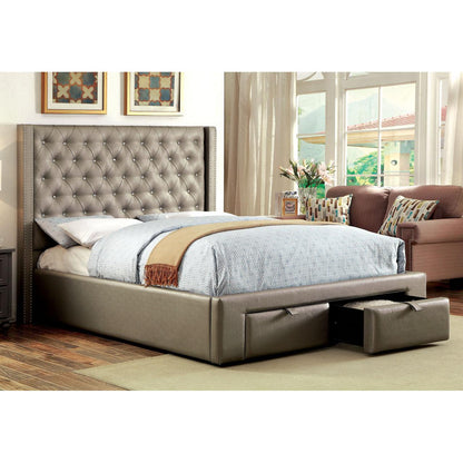  Furniture of America Corina Queen Upholstered Panel Bed CM7180Q-BED IMAGE 4