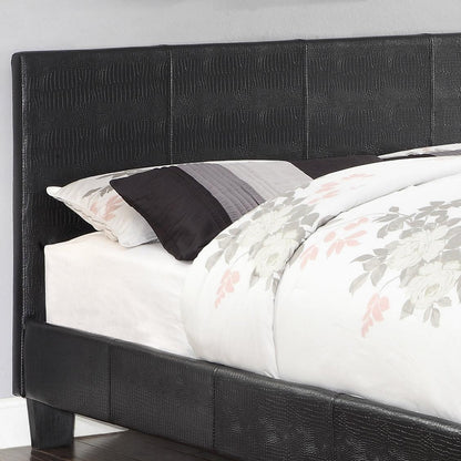  Furniture of America Wallen Twin Upholstered Panel Bed CM7793BK-T-BED IMAGE 2