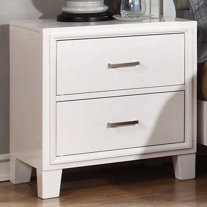  Furniture of America Enrico 2-Drawer Nightstand CM7068WH-N IMAGE 1