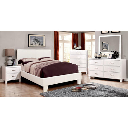  Furniture of America Enrico 2-Drawer Nightstand CM7068WH-N IMAGE 3