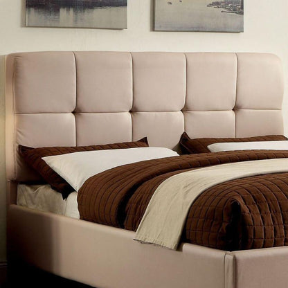  Furniture of America Cressida King Upholstered Panel Bed CM7725BG-EK-BED IMAGE 2
