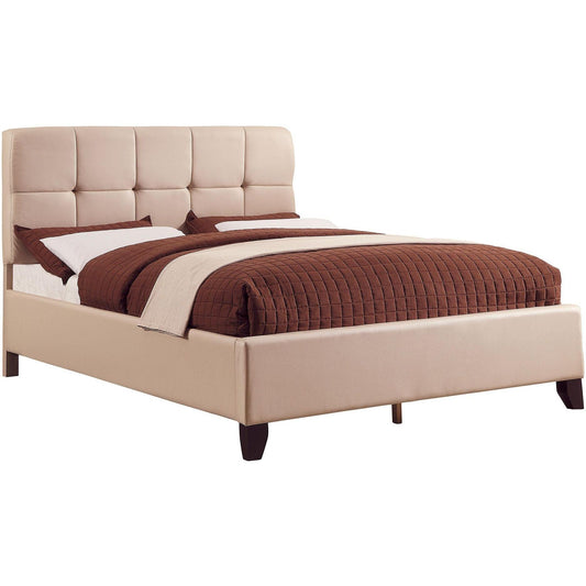  Furniture of America Cressida Queen Upholstered Panel Bed CM7725BG-Q-BED IMAGE 1