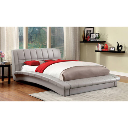  Furniture of America Vizela California King Upholstered Platform Bed CM7604GY-CK-BED IMAGE 5