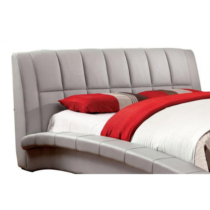  Furniture of America Vizela Full Upholstered Platform Bed CM7604GY-F-BED IMAGE 2