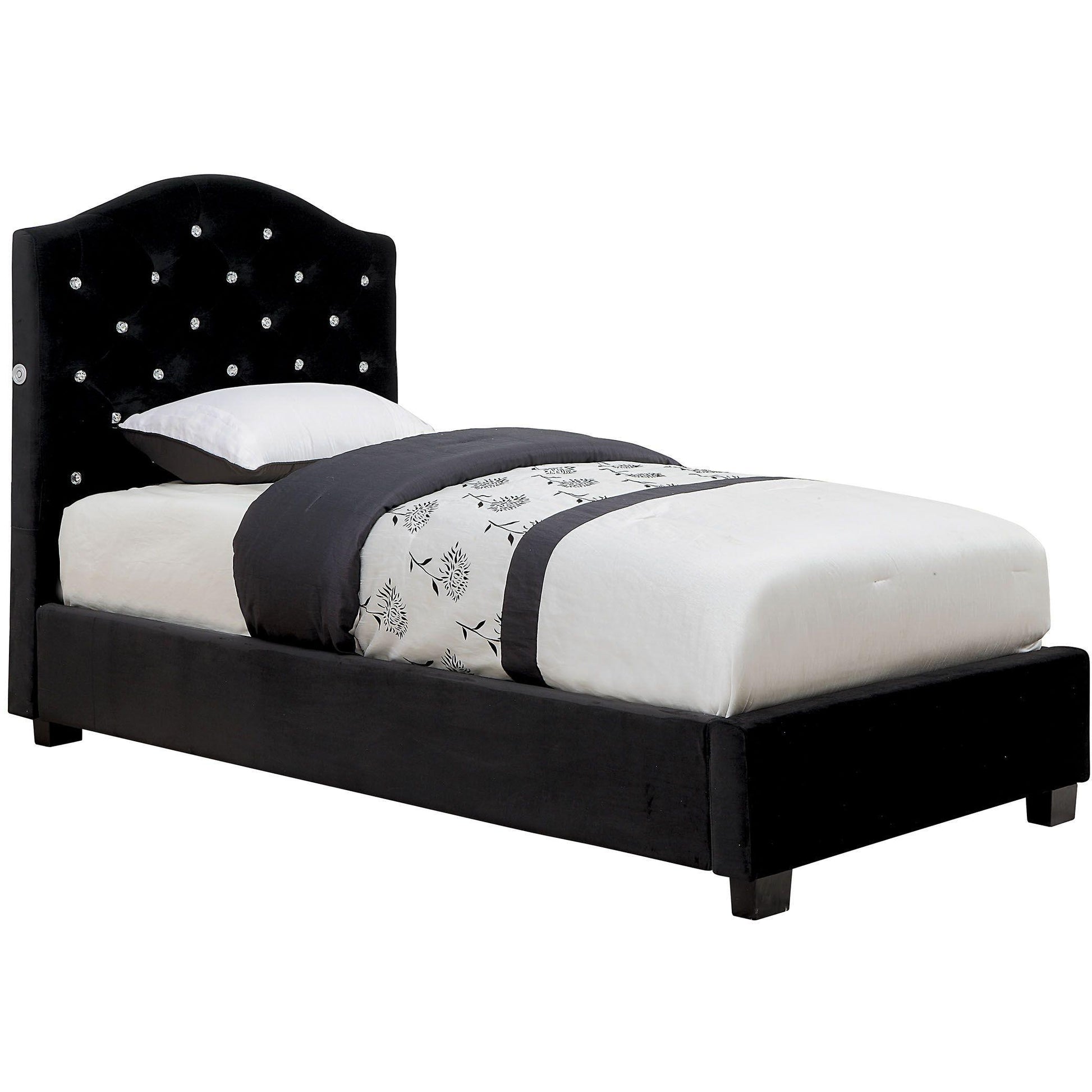  Furniture of America Kids Beds Bed CM7421BK-T-BED IMAGE 1