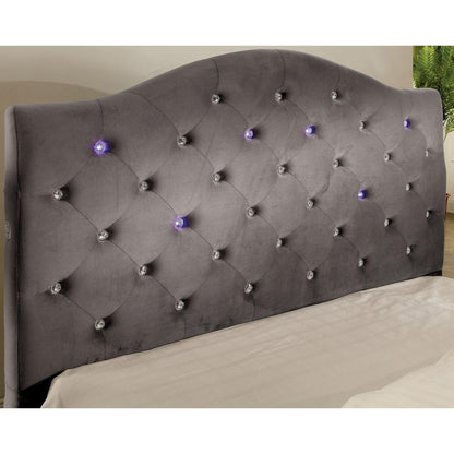  Furniture of America Cressida King Platform Bed CM7421GY-EK-BED IMAGE 3