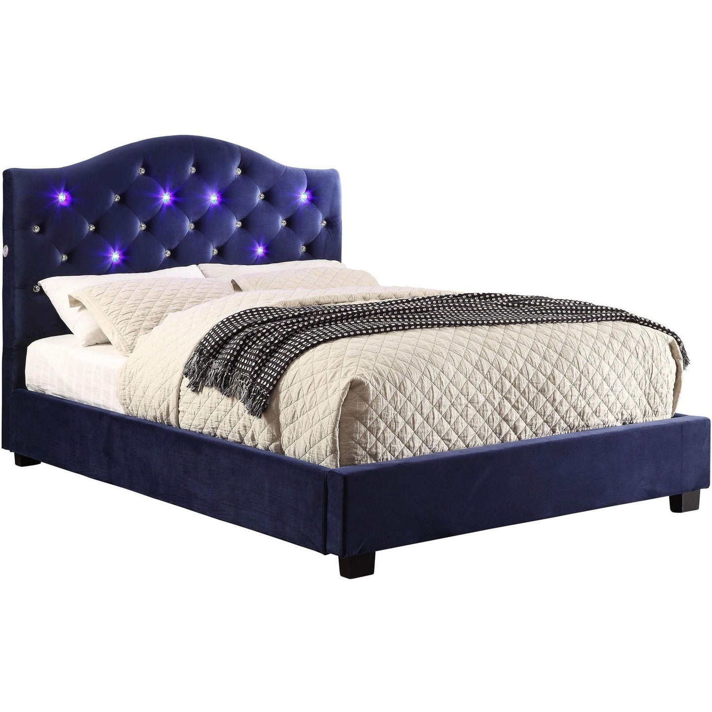  Furniture of America Cressida Full Platform Bed CM7421NV-F-BED IMAGE 2