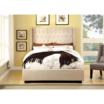  Furniture of America Mira Queen Upholstered Panel Bed CM7055IV-Q-BED IMAGE 3