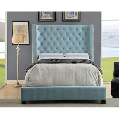  Furniture of America Mirabelle Queen Upholstered Panel Bed CM7679BL-Q IMAGE 5