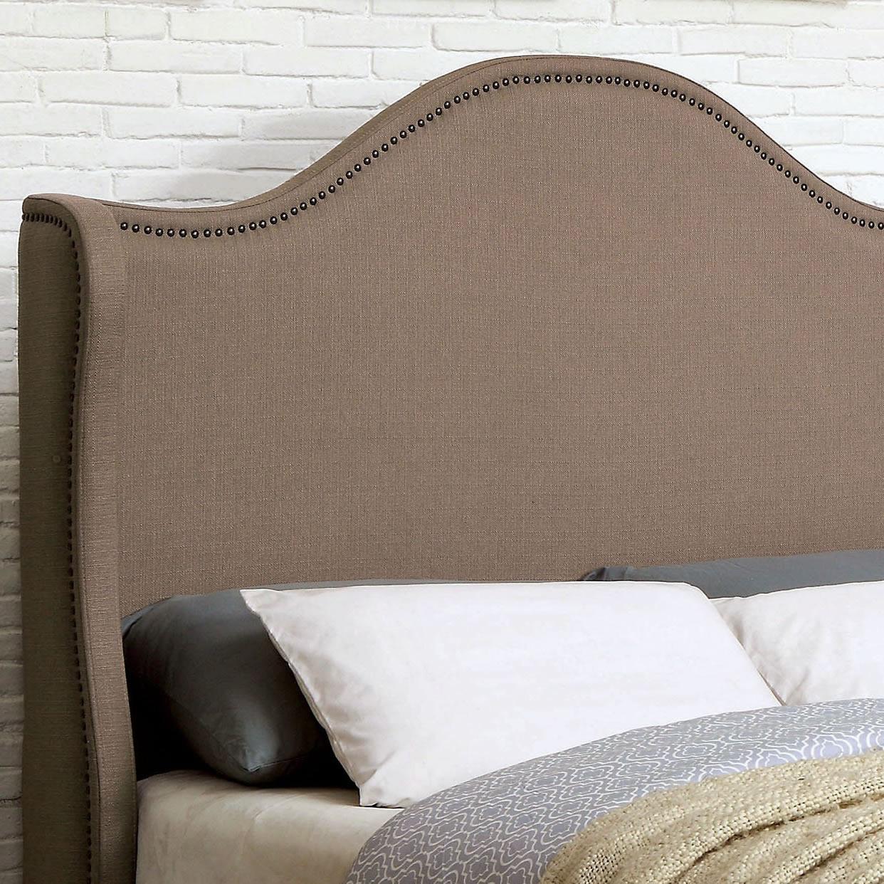 Furniture of America Rebecca Queen Upholstered Panel Bed CM7516Q-BED IMAGE 2