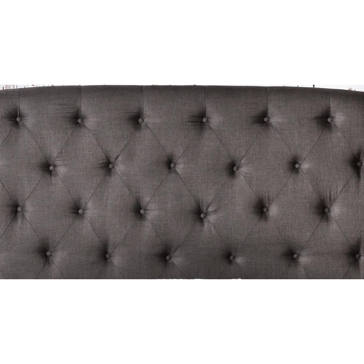  Furniture of America Fontes Queen Upholstered Panel Bed CM7050GY-Q-BED IMAGE 6