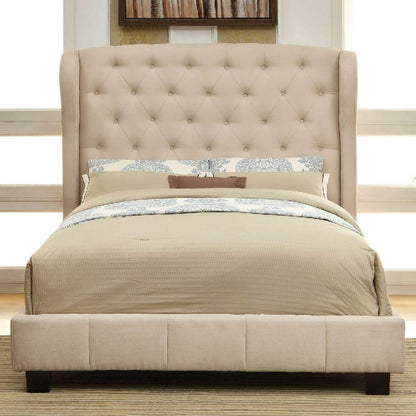  Furniture of America Fontes King Upholstered Panel Bed CM7050IV-EK-BED IMAGE 1