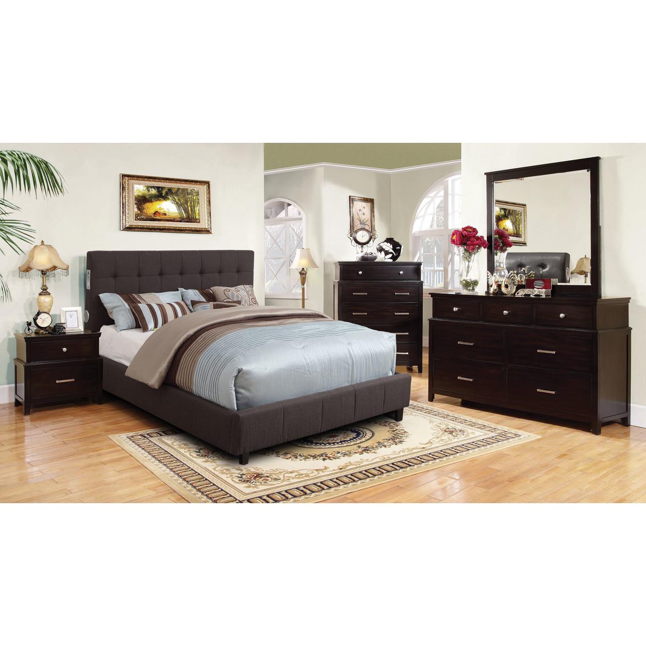  Furniture of America Dillan King Panel Bed CM7060GY-EK-BED IMAGE 4