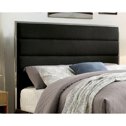  Furniture of America Gillian California King Upholstered Panel Bed CM7262BK-CK-BED IMAGE 3