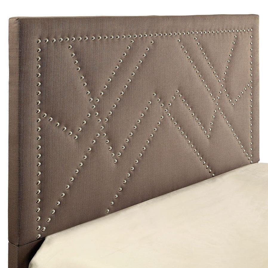  Furniture of America Marianne King Upholstered Panel Bed CM7433BR-EK-BED IMAGE 2