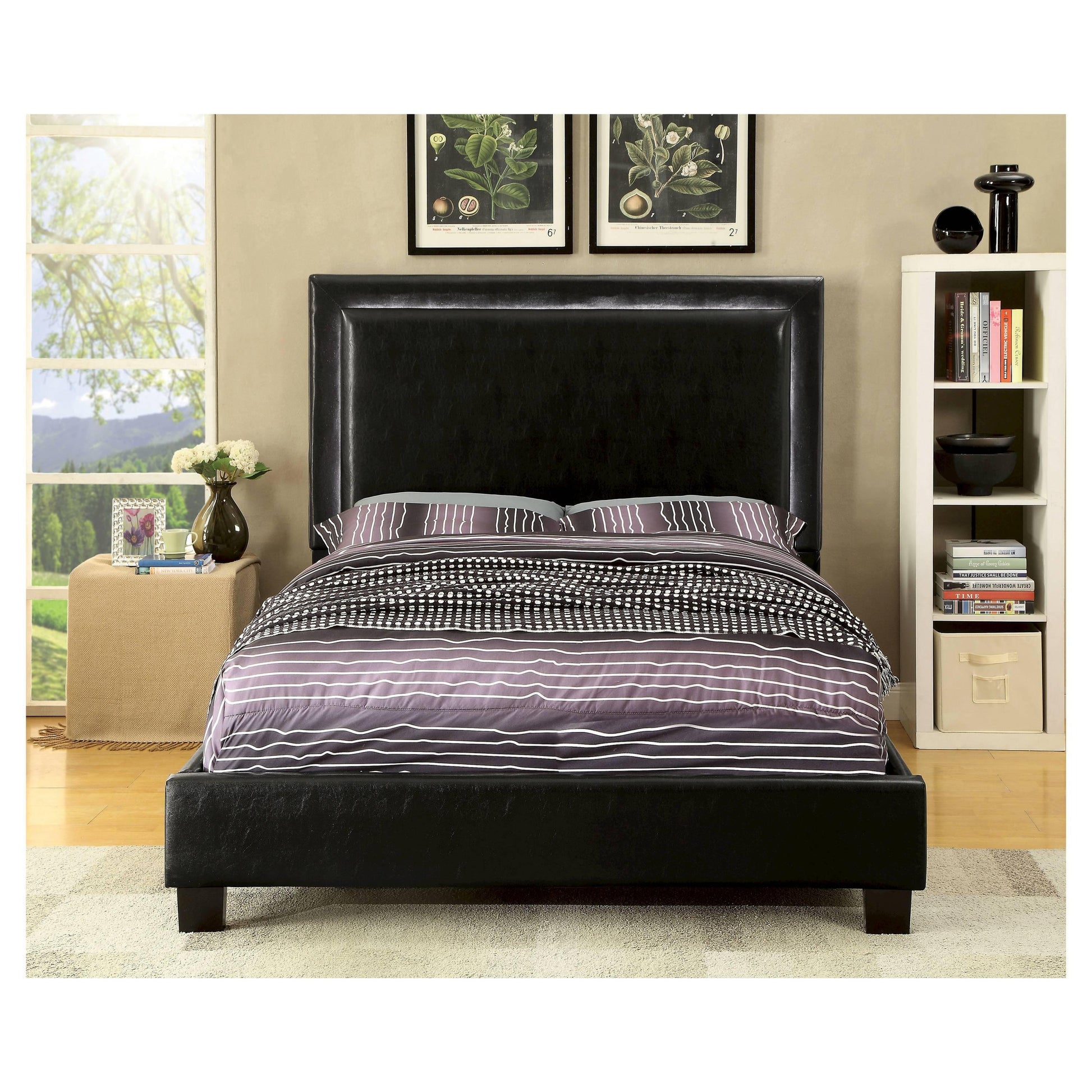  Furniture of America Erglow II Full Upholstered Panel Bed CM7696F-BED IMAGE 8