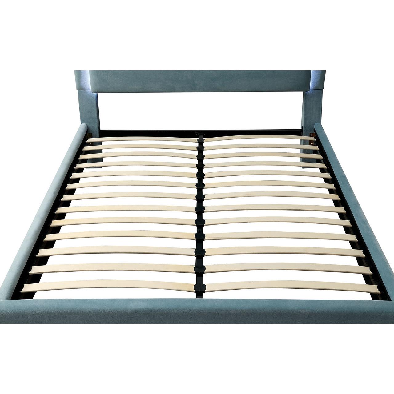  Furniture of America Erglow I Queen Upholstered Panel Bed CM7695BL-Q-BED IMAGE 4