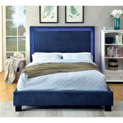  Furniture of America Erglow I California King Upholstered Panel Bed CM7695NV-CK-BED IMAGE 9