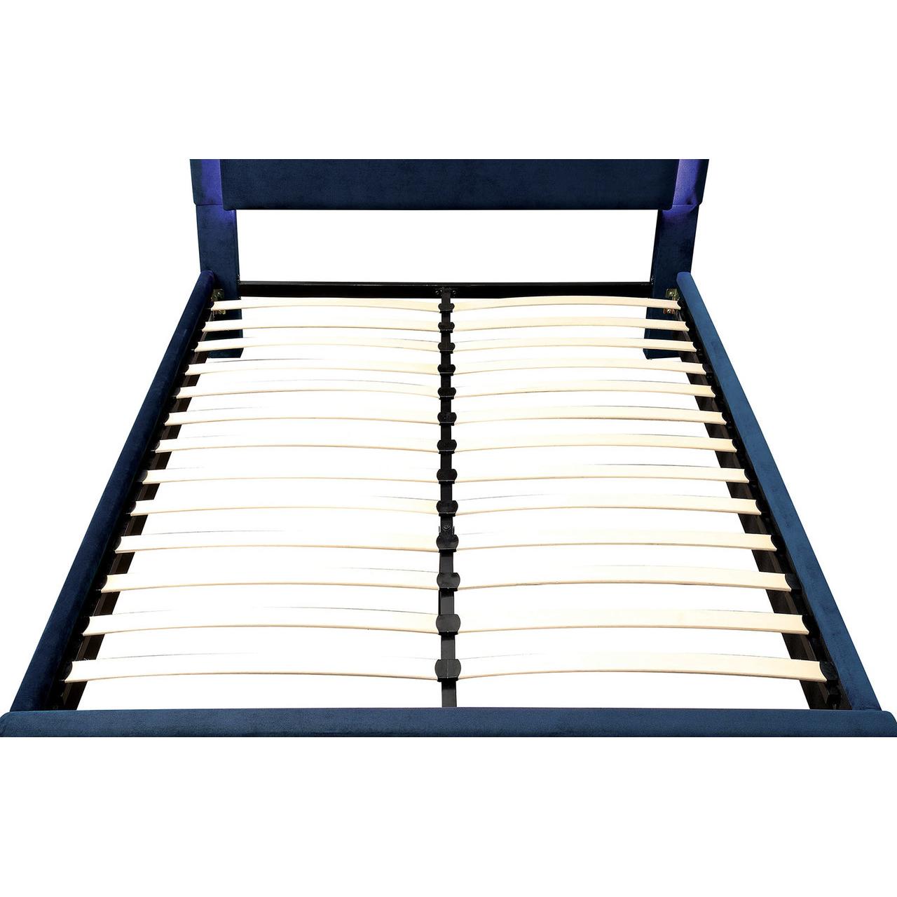  Furniture of America Erglow I Full Upholstered Panel Bed CM7695NV-F-BED IMAGE 3