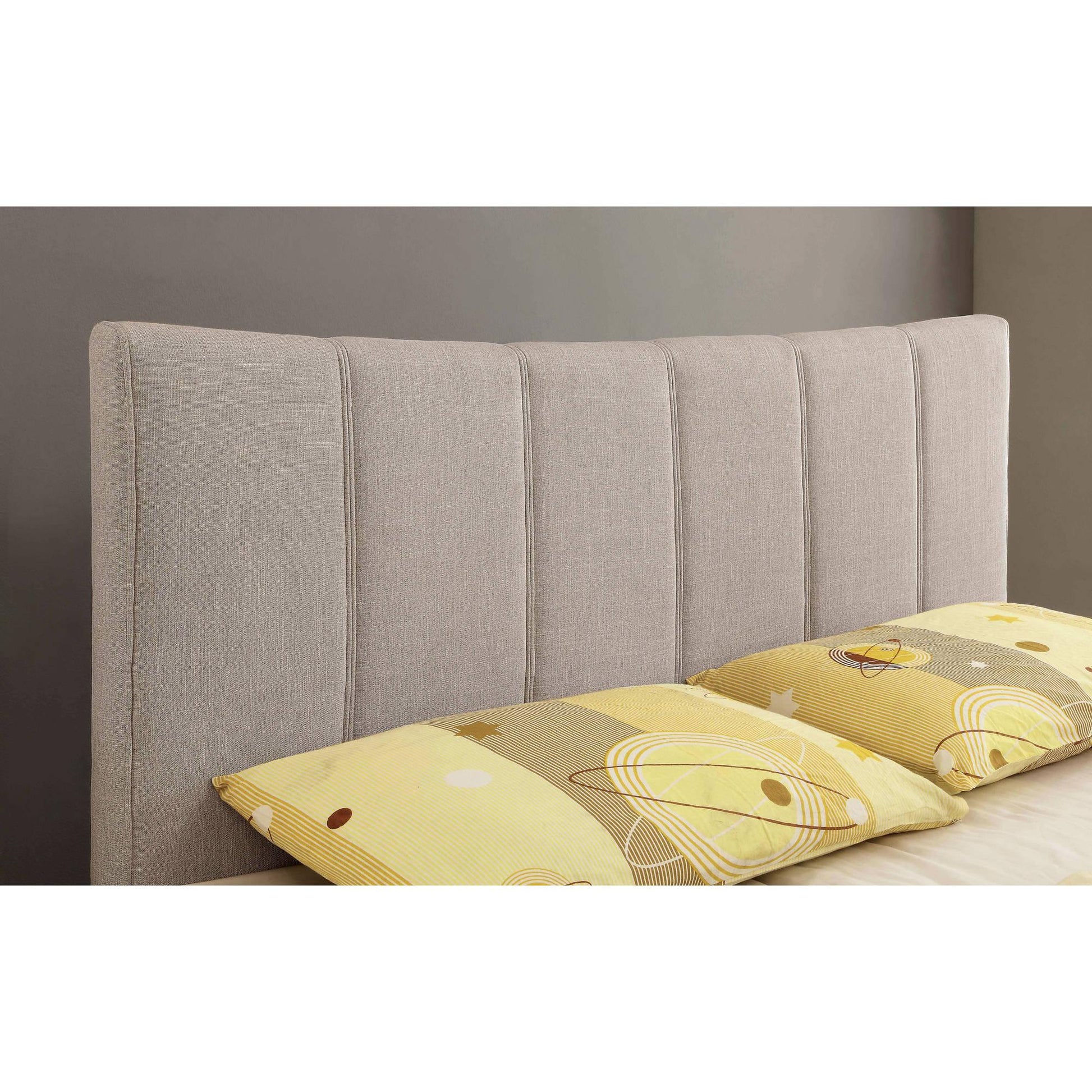  Furniture of America Ennis California King Upholstered Panel Bed CM7678BG-CK-BED IMAGE 2